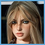 蛍火日記 Maxシリーズ メアリー④メイクヘッド 160cm Ｇカップ 宣材写真のは硬めヘッド(口開閉機能なし)  リアルな人間の肌色 リアル皮膚付き 欧米風ハーフ顔アダルトドール