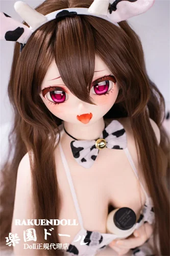 XYGO(许愿谷) 哞莉亚ヘッド 140cm Fカップ 牛柄着のかわいいラブドール ビニールヘッド+TPE製ボディ アニメ風ダッチワイフ