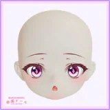 MW Girl(魔物姫) 神子ヘッド 115cm バスト中 白髪フィギュア 狐耳アクセサリー付きラブドール 宣材写真のはビニールヘッド+シリコンボディ