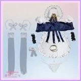 MW Girl(魔物姫) 神子ヘッド 115cm バスト中 白髪フィギュア 狐耳アクセサリー付きラブドール 宣材写真のはビニールヘッド+シリコンボディ