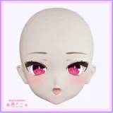 MW Girl(魔物姫) 神子ヘッド 115cm バスト中 白髪フィギュア 狐耳アクセサリー付きラブドール 宣材写真のはビニールヘッド+シリコンボディ