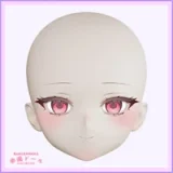 MW Girl(魔物姫) 神子ヘッド 115cm バスト中 白髪フィギュア 狐耳アクセサリー付きラブドール 宣材写真のはビニールヘッド+シリコンボディ