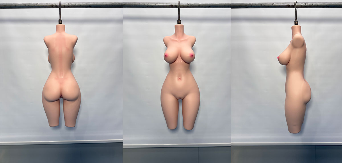 トルソー BCdoll 86cm Dカップ ボディ三面図