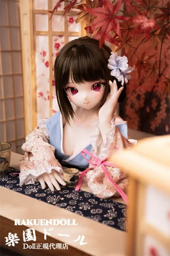 XYGO(许愿谷) 琉璃ヘッド 141cm Cカップ 着物姿のかわいい子 シリコン製ヘッド+TPE製ボディ alm素材選択可能 宣材写真通り服が付属 アニメ風ラブドール