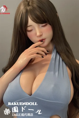 Doll Senior #28夢ヘッド 170cm Hカップ リアル皮膚付き 宣材写真のはフルシリコン 寝顔 目閉じ 清純派リアルドール