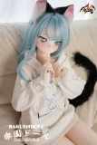 sex doll ネコ耳風アクセサリー付きアニメドール