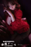 love doll 160cm Gカップ 可愛い笑顔のリアルドール 赤ニット着用