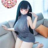 羊角社Croissant Doll B04ヘッド 手描きメイク 168cm 爆乳 黒ストッキング ビニール製のヘッド+S-TPE製ボディ アニメラブドール