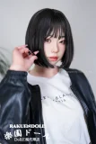 love doll 161cm清楚系黒髪ショートスレンダードール正面姿