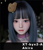 【6月12日まで10%OFF！】XTDOLL XT-bym20-Cヘッド 153cm Iカップ アダルトドール ぽっちゃり系少女 黒ゆるウェーブ 宣伝画像フルシリコン 可愛い顔立ちの巨乳ラブドール