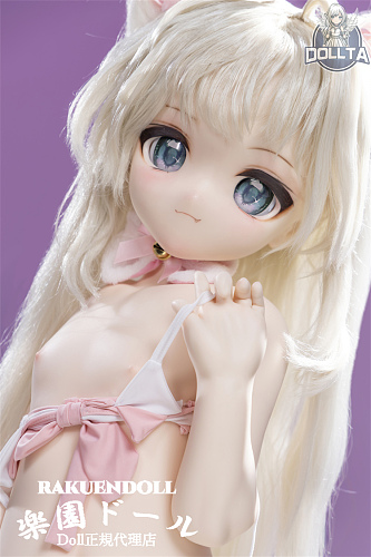 DOLLTA  鈴 (Suzu)ヘッド 112cm AAカップ 猫耳風の貧乳でかわいいアニメ系リアルドール M16ジョイント フルシリコン製