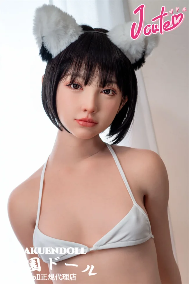 J-cute 咲良(さくら)ヘッド 153cm Bカップ 口開閉機能付き シリコン製一体型清楚系スレンダー美少女ラブドール