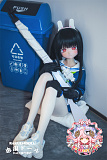 羊角社Croissant Doll #B02ヘッド 141cm AAカップ ミユmiyu 低身長愛らしい美少女 アニメ風コスプレダッチワイフ