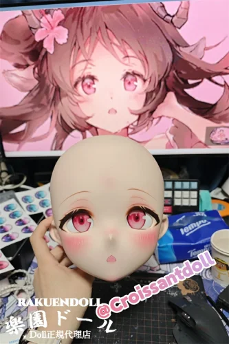 羊角社Croissant Dollヘッド単体 手描きメイク アニメラブドール カスタマイズ専用ページ ボディを含めてない