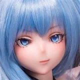 Sinodoll 実践向け S65Linshaヘッド メイク② 戦闘機148cm Jカップ 青髪二次元風美少女 小悪魔系 フルシリコン製ラブドール