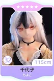 MW Girl(魔物姫) 芽衣ヘッド 115cm バスト中 可愛いJKラブドール 長髪美少女 宣材写真のはビニールヘッド+シリコンボディ
