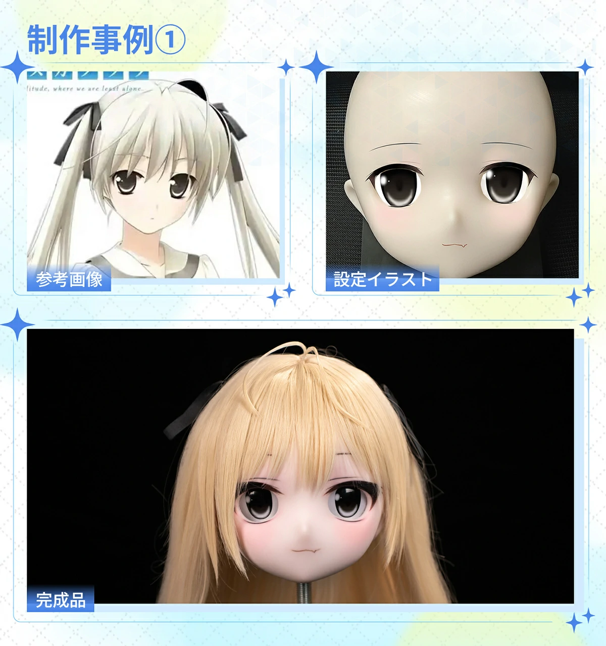 XYgo カスタマイズ参考例① アニメラブドール