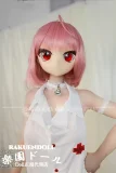 Guava doll DM02ヘッド＆147cm Dカップ  ビニールヘッド+TPEボディ 小柄かわいい看護師アニメ風アダルトドール