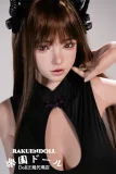 FUDOLL 白桃ヘッド 165cm Jカップ 中華風茶髪小悪魔系チャイナドレス 等身大アダルトドール ROS機能対応可 リアル皮膚メイク付き