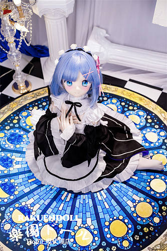 XYGO(许愿谷) R02ヘッド 141cm Cカップ レム 二次元風コスプレ姿 宣材写真の服が付属 シリコンヘッド+TPE製ボディ アニメ風ラブドール