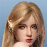 Real lady R4ヘッド 168cm Gカップ 完璧な顔😍 歌手風美少女 宣材写真のはハニーブロンズ肌＆ROS-MAX機能付き 超リアルな肌の質感 有名モデルの型取り フルシリコン製高級ダッチワイフ