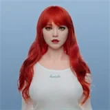 Real lady R4ヘッド 168cm Gカップ 完璧な顔😍 歌手風美少女 宣材写真のはハニーブロンズ肌＆ROS-MAX機能付き 超リアルな肌の質感 有名モデルの型取り フルシリコン製高級ダッチワイフ