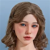 Real lady R4ヘッド 168cm Gカップ 完璧な顔😍 歌手風美少女 宣材写真のはハニーブロンズ肌＆ROS-MAX機能付き 超リアルな肌の質感 有名モデルの型取り フルシリコン製高級ダッチワイフ