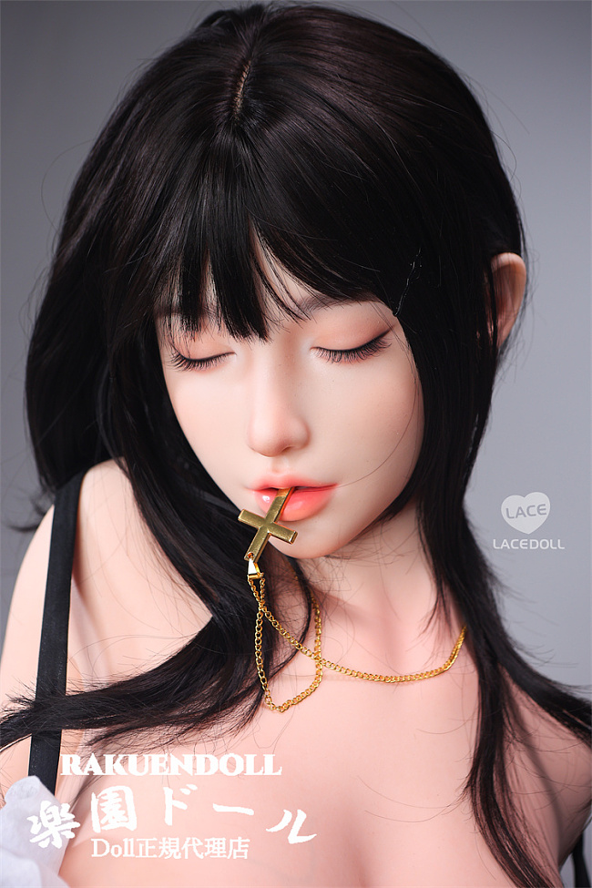 LACE DOLL 晚冰 (wanbing)眠り顔①メイク 163cm Hカップ 上品で純粋なお嬢様系リアルドール 宣材写真のはシリコンボディ