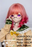 GUAVADOLL DM08ヘッド＆145cm Ｂカップ 癒し系可愛い女の子 リアルドール