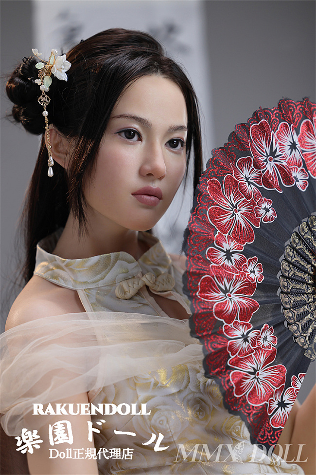 MMXDOLL 中華風チャイナドレスお姉さん系シームレスドール 夢菲（Mengfei）ヘッド 153cm Cカップ 超擬真肌テクスチャー 宣材写真は職人Real系メイク フルシリコン製リアルドール