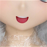Guava doll DM10ヘッド 132cm AAカップ 銀髪癒やし系アニメ風美少女ラブドール ビニールヘッド+TPEボディ