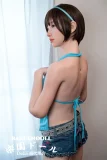 後ろから見る様子 美しい背中 セクシー的な衣装 リアル人形