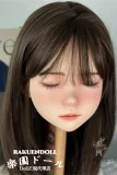 ホワイトラビット HSシリーズ03ヘッド単品 瞑り目 職人メイク+口可動 軟性シリコンヘッド アダルト人形