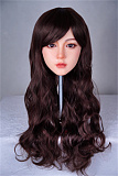 Yearndoll LZ03ヘッド 135cm Dカップ 困り眉つり目官能的な美少女 アニメ風リアルドール リアル皮膚付き&オーラル機能付き フルシリコン製人形