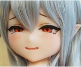 色気美人 Irokebijin Koharu ヘッド（mini）＆98cm Lカップ 困り眉 黒髪 セクシー系美少女 S-TPE製 アニメドール