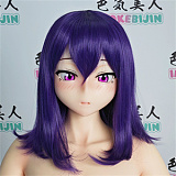 色気美人 Irokebijin Koharu ヘッド（mini）＆98cm Lカップ 困り眉 黒髪 セクシー系美少女 S-TPE製 アニメドール