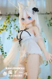 MW Girl(魔物姫) m025ヘッド 115cm バスト大 可愛いネコ娘ラブドール 宣材写真のはビニールヘッド+シリコンボディ