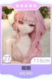 MW Girl(魔物姫) m025凛ヘッド 115cm バスト大 可愛いネコ娘ダッチワイフ 宣材写真のはビニールヘッド+シリコンボディ