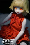 赤いドレス 小悪魔系 キスショット かわいい 金髪 アニメ顔 love doll