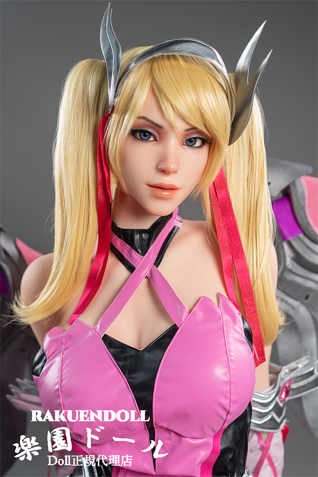 Game Lady No.38_1ヘッド 171cm Gカップ オーバーウォッチコスプレ姿のフルシリコン製リアルドール 宣材写真のはナチュラル肌
