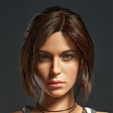 Game Lady No.38_1ヘッド 171cm Gカップ オーバーウォッチコスプレ姿のフルシリコン製リアルドール 宣材写真のはナチュラル肌