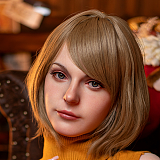 Game Lady No.38_1ヘッド 171cm Gカップ オーバーウォッチコスプレ姿のフルシリコン製リアルドール 宣材写真のはナチュラル肌