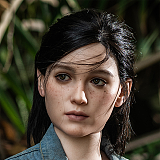 Game Lady No.38_1ヘッド 171cm Gカップ オーバーウォッチコスプレ姿のフルシリコン製リアルドール 宣材写真のはナチュラル肌