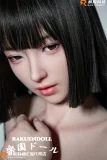 きれい 黒い髪 美しい体の曲線 色気 セクシー的 ダッチワイフ