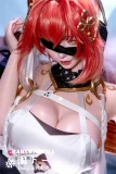 長離 セクシー的 目隠し 金色の瞳 大きいおっぱい リアルドール