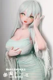 巨乳 官能的 理想の彼女 緑のワンピース 等身大 ダッチドール
