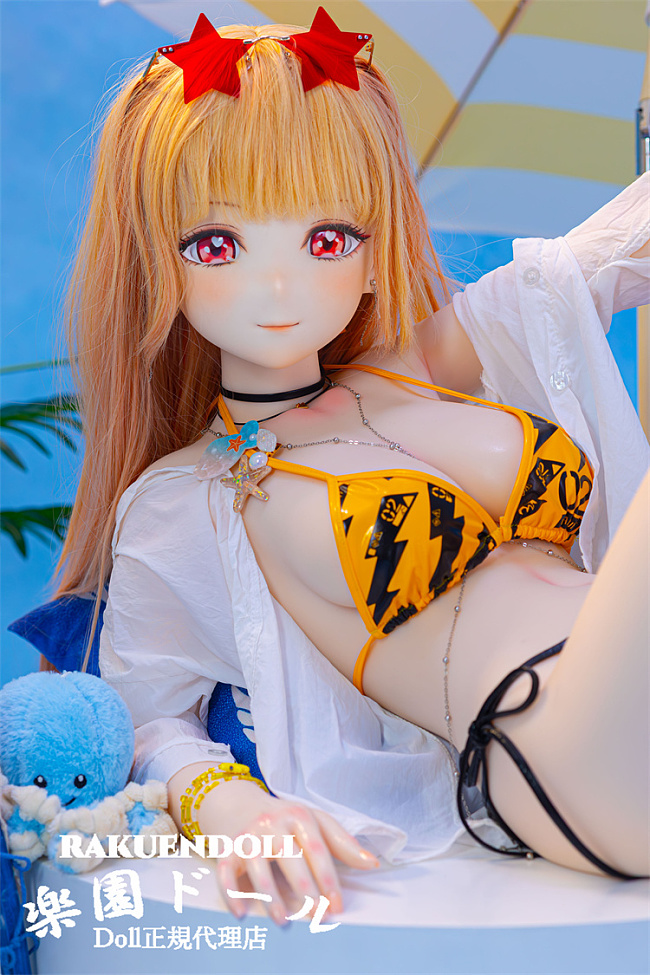 【6月16日まで10%オフ！！】MW Girl(魔物姫)  咲夢ヘッド 138cm バスト中 愛らしいビキニ美少女ラブドール 宣材写真はX19-1シリコンヘッド+シリコン製のボディ アニメドール