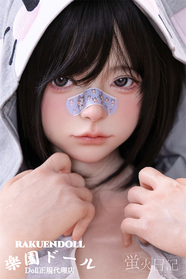 蛍火日記 琉璃⑧メイク 151cm Aカップ JK傷つきかわいい女の子 フルシリコン製ラブドール 宣材写真は硬めシリコンヘッド（口開閉機能あり）