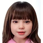 J-cute 唯ヘッド 133cm バスト平  ピンクのショートパンツ 宣材写真のはフルシリコン製リアルドール