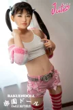 J-cute 唯ヘッド 133cm バスト平  ピンクのショートパンツ 宣材写真のはフルシリコン製アダルト ドール